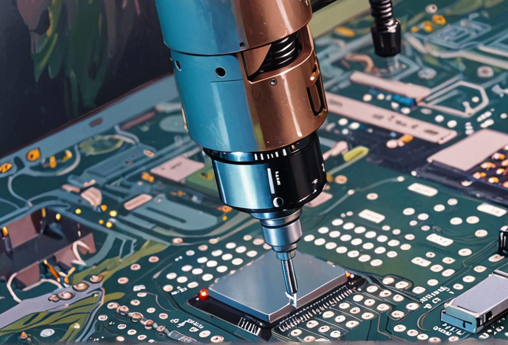 焊接好的PCB板上的器件怎樣點膠加固